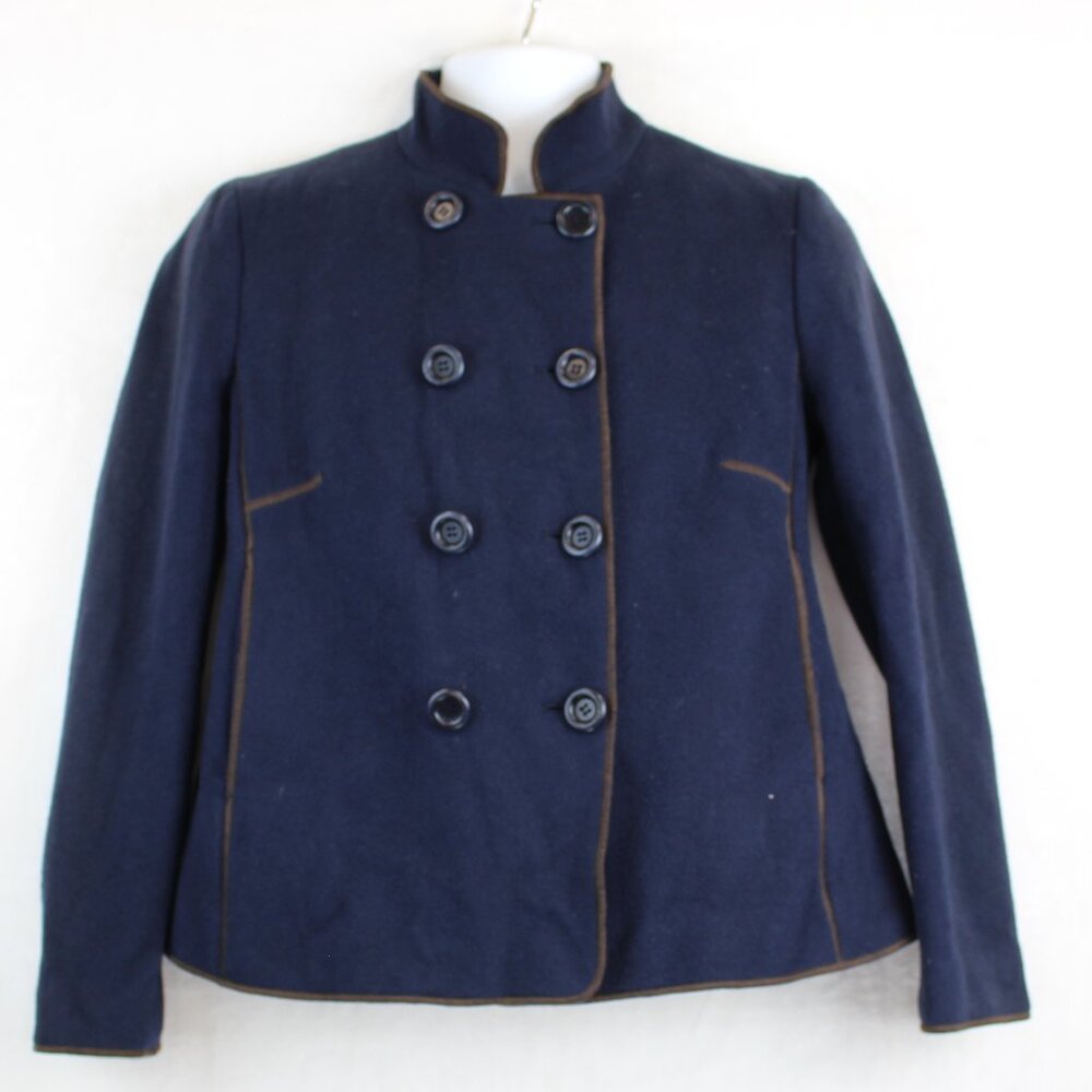 Moschino Vintage Mandarin Collar Wool Jacket (US size 8)